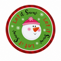 Christmas Snowman Tin Festive Metal Storage Tin 165 Cm X 8 Cm