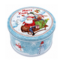 Christmas Metal Tin 17 X 8cm Side