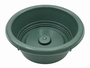 Green Plastic Floral Arrangement Bowl 10 X 4 Cm