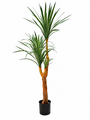 Artificial Dracaena Marginata Tree In Black Pot 130cm Realistic Indoor Decorative Plant