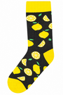 Lemon Print Novelty Socks One Size Fits Most