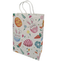 Easter Bunny Egg Gift Bag White 15 21 8 Cm
