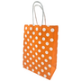 Orange Polka Dot Gift Bag15 21 8 Cm
