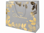 Silver Gold Merry Christmas Gift Bag 31 X 12 X 25 Cm