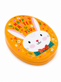 Happy Easter Bunny Egg Shaped Tin 15 X 11 X 45 Cm Side