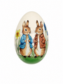 Easter Bunny Egg Shaped Tin 11 X 7 Cm 3