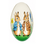 Pink Bunny Easter Egg Tin 12 X 75 X 9 Cm