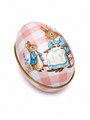Pink Bunny Easter Egg Tin 12 X 75 X 9 Cm