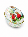 Pastel Bunny Easter Egg Tin 12 X 75 X 9 Cm Side
