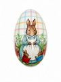 Pastel Bunny Easter Egg Tin 12 X 75 X 9 Cm