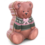 Bear Tin With Green Jersey