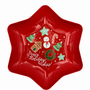 Christmas Star Shaped Serving Plate 25 Cm