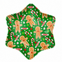 Christmas Gingerbread Star Serving Tray Green 25 Cm
