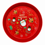 Large Red Christmas Serving Plate 35 Cm