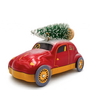 Vintage Christmas Car Tin With Tree 15 X 7 X 10 Cm
