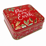 Peace On Earth Christmas Tin17 X 65 Cm Decorative Storage Tin Side