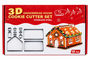 3d Gingerbread House Cookie Cutter Set 10 Piece Stainless Steel Christmas Baking Set
