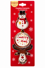 3 Piece Christmas Cookie Cutter Set 7 X 7 Cm 2