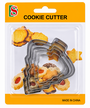 5 Piece Christmas Cookie Cutter Set Largest 85 X 75 Cm