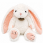 21cm White And Pink Plush Bunny 2