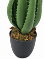 54cm Artificial Aloe Plant In Pot 17 Silicone Feel Leaves 2