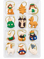 Birth Of Jesus Nativity Christmas Ornaments Approx 3 X 4 Cm Each
