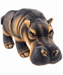 Hippo Plush Toy 38 X 23 X 15 Cm Close