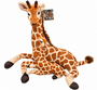 Realistic Giraffe Plush Toy With Baby 37 X 45 X 26 Cm