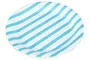 Blue And White Striped Dinner Paper Plates Large 23cm Pack Of 10