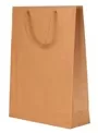 Bag16g Natural Brown Medium Kraft Thick Paper Gift Bag With Rope Handles