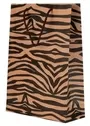 Zebra Print Medium Kraft Paper Bag 315x235cm