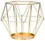 Large Geometric Wrought Iron Metal Candle Holder Large