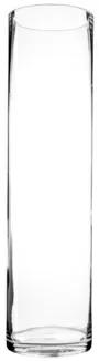 Round Cylinder Glass Vase 60x15cm