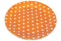Orange With White Polka Dots Dinner Paper Plates Large 23cm Pack Of 10