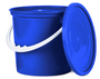 Royal Blue Sweet Bucket With Lid And Handle