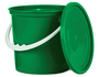 Emerald Green Sweet Bucket With Lid And Handle
