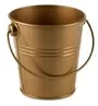 11cm Metallic Gold Metal Bucket With Handle Wedding Party Decoration For Plants Herbs Sweet Tree Flowers Food