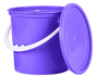 Purple Sweet Bucket With Lid And Handle