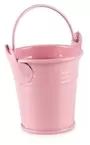 7cm Light Pink Metal Bucket With Handle Wedding Party Decoration For Plants Herbs Sweet Tree Flowers Food