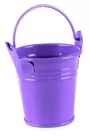 7cm Purple Metal Bucket With Handle Wedding Party Decoration For Plants Herbs Sweet Tree Flowers Food